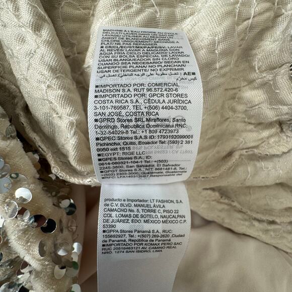 Old Navy size XXL Silver Sequin A-Line Maxi Skirt NWT Party - Picture 9 of 11